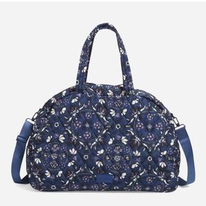 🌸Vera Bradley Grand Travel Bag Suitcase Navy Floral Spring Break